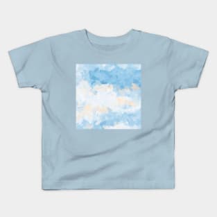 Clear Blue Sky Abstract Painting Kids T-Shirt